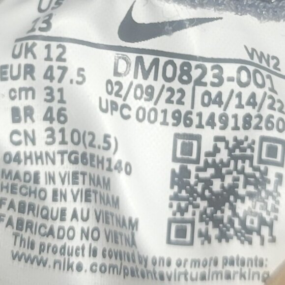 Nike Run Sports MC Trainer 2 Men's Size US 13 Gray Athletic Sneakers DM0823-001 - Picture 11 of 11